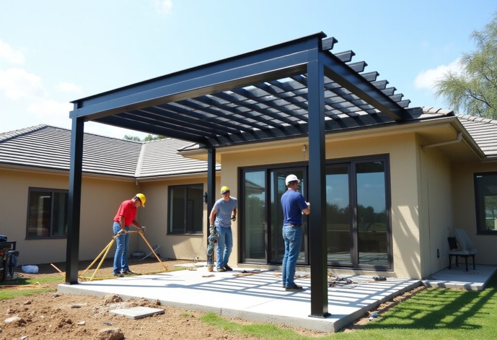 פרגולה מברזל